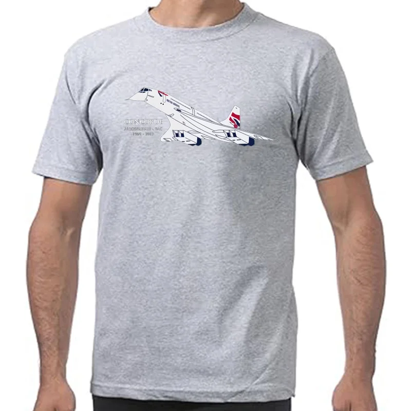 T Shirt Cartoon Hip Hop Aeroclassic Aviation Concorde High Men T Shirts 2024 Sale New graphic men clothing anime clothes funny