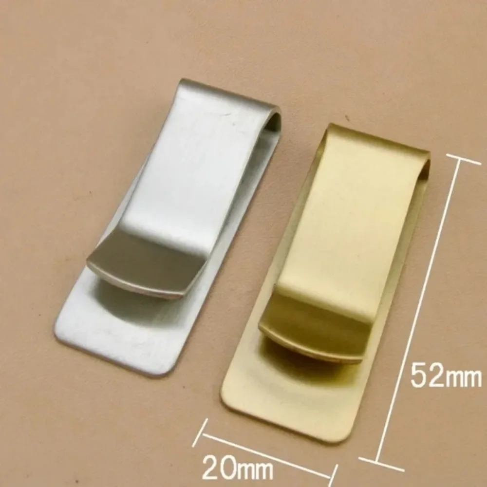 Stainless Steel Slim Pocket Men Design Money Clip Wallet Cash ID Credit Card Business Dollar Holder Metal Bill Clamp image 4