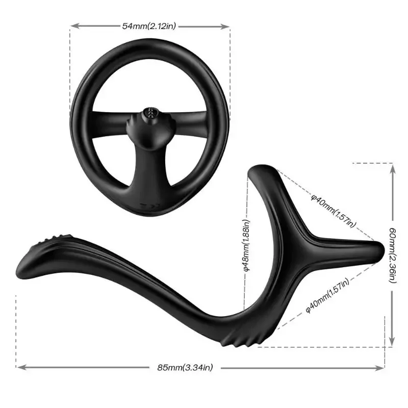 【AD】Reusable Silicone Penis Ring - Newest Design for Delayed Ejaculation & Penis Enlargement, Dick Enlarger Sex Toy for Men view 6