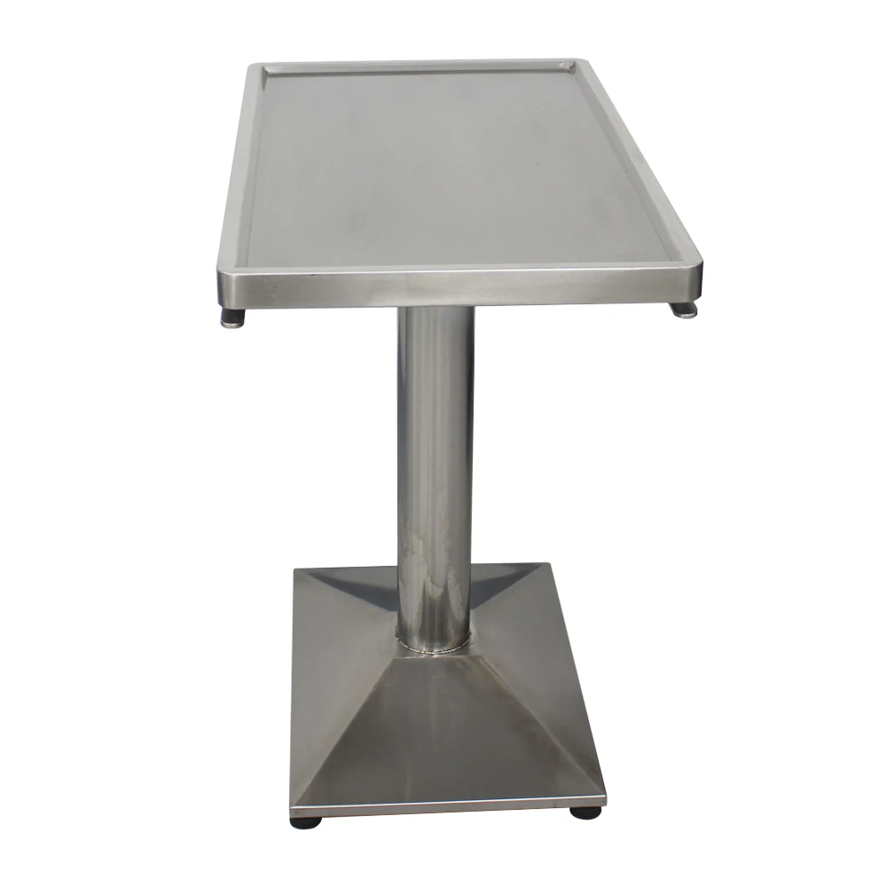 Surgical Stainless Steel Veterinary Instrument Table For Pet Animals