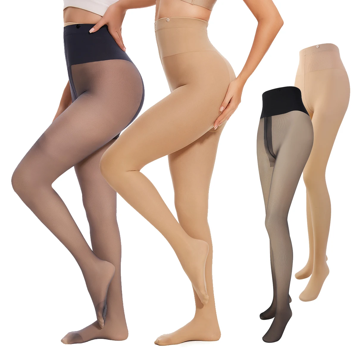 New Leg Shaper Tights Shapewear Slimming Compression Leggings for Womens Tummy Control Butt Lifter High Waist Underwear Pants