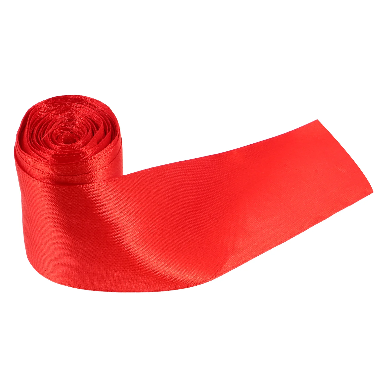 

Red Satin Finish Ribbon Running Race Strap Polyester Tape Marathon Racing Event Finish Rope Athletic Ribbon