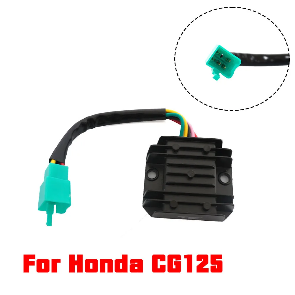 Motorcycle Rectifier for CG125 Small Plug Motorcycle Rectifier Voltage Regulator Regulator Charger