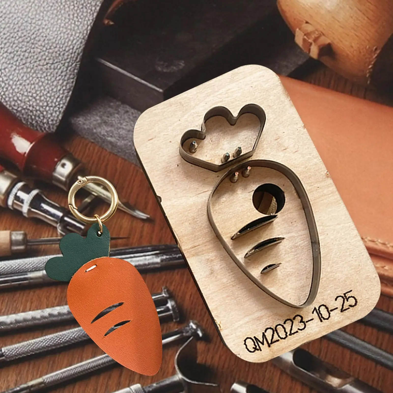 

Carrot Shaped Leather Cutting Die Woman Man Handmade Leathercraft Handwork