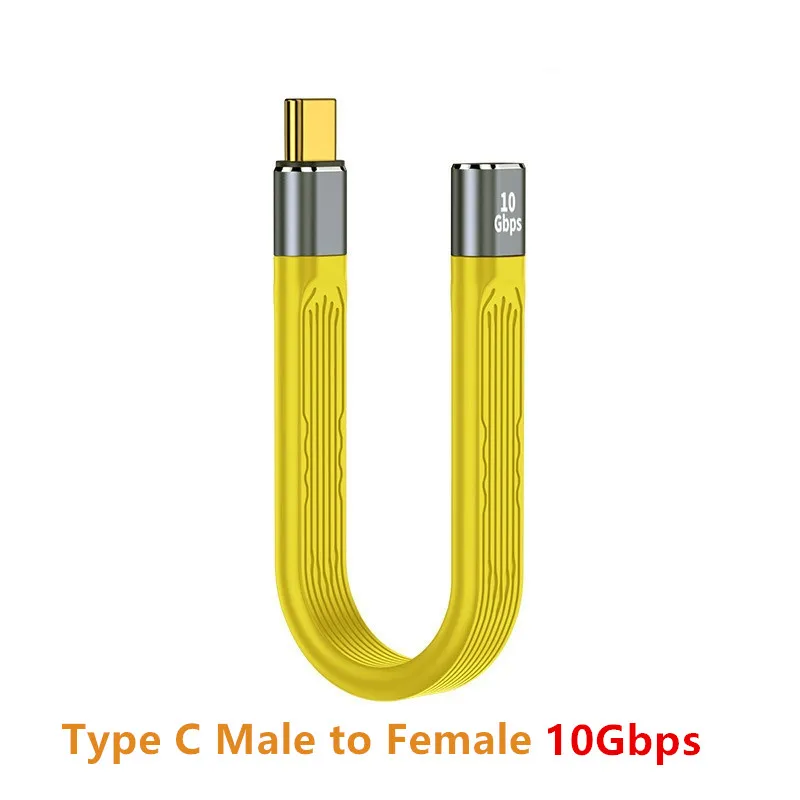 USB 4 Data Cable 40Gbps USB C to Type C Short Cable 10Gbps PD 100W 8K 60Hz for iPhone 15 Pro Max Thunderbolt 3/4 SSD Power Bank