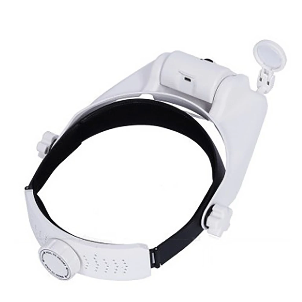 Repair Reading Magnifier USB Rechargeable LED Lighting Lamp Head Loupe Jeweler Headband Magnifier Eye Glasses Optical Tool