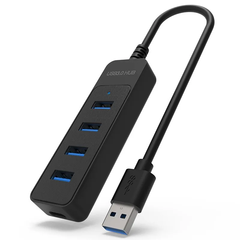 DTECH Transfer Data 4-in-1 USB Docking Station Extender Adapter USB 3.0 Hub 4-poorts met LED