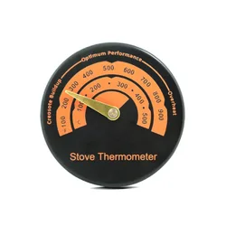 Fireplace Thermomete Magnetic Stove Thermometer Fire Stove Pipe Thermometer Gauge For Wood Burning Stoves And Pellet Stove