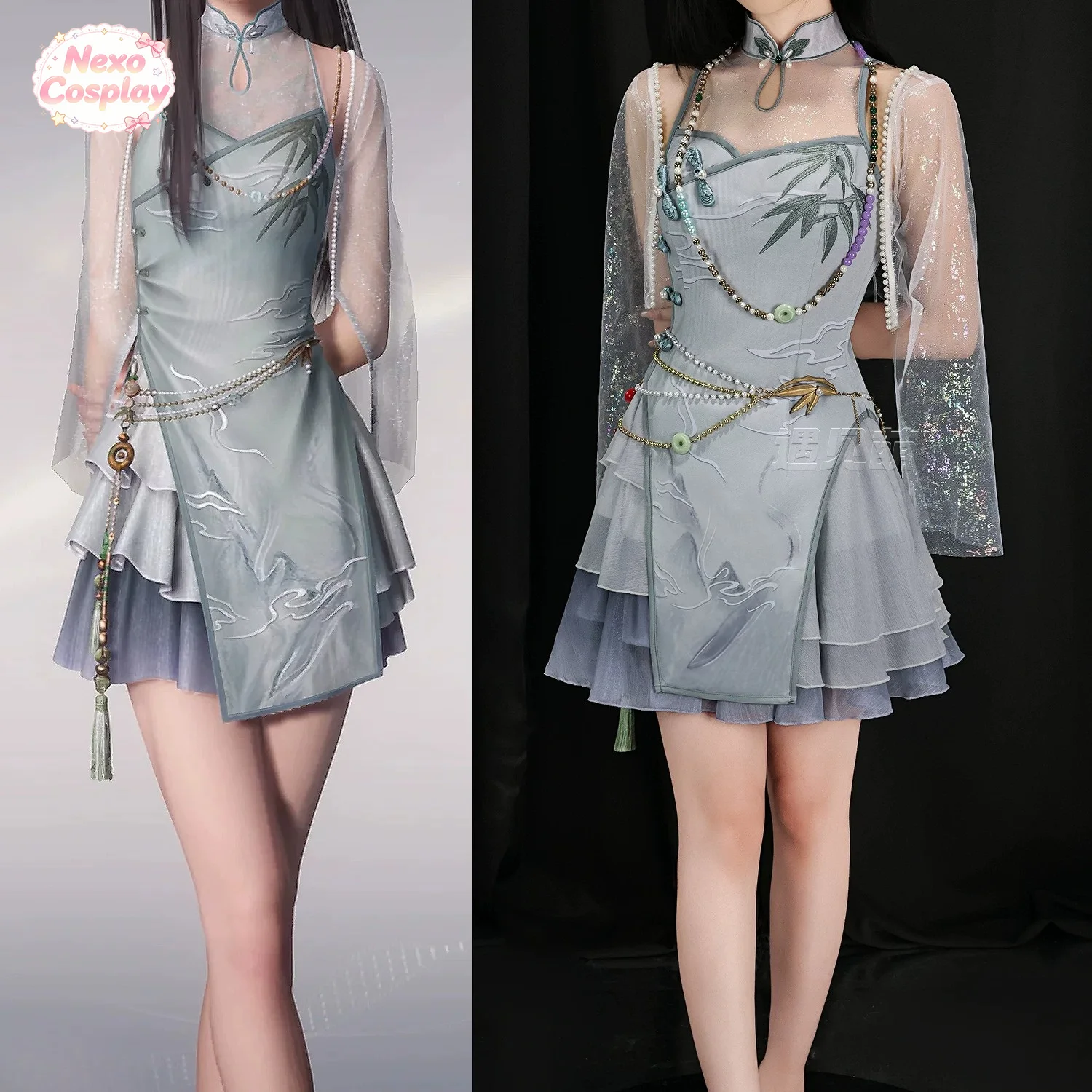 

Love and Deepspace Zayne Steam Veil Player Cosplay Costume Same style role-playing women's clothing in the game NexoCosplay