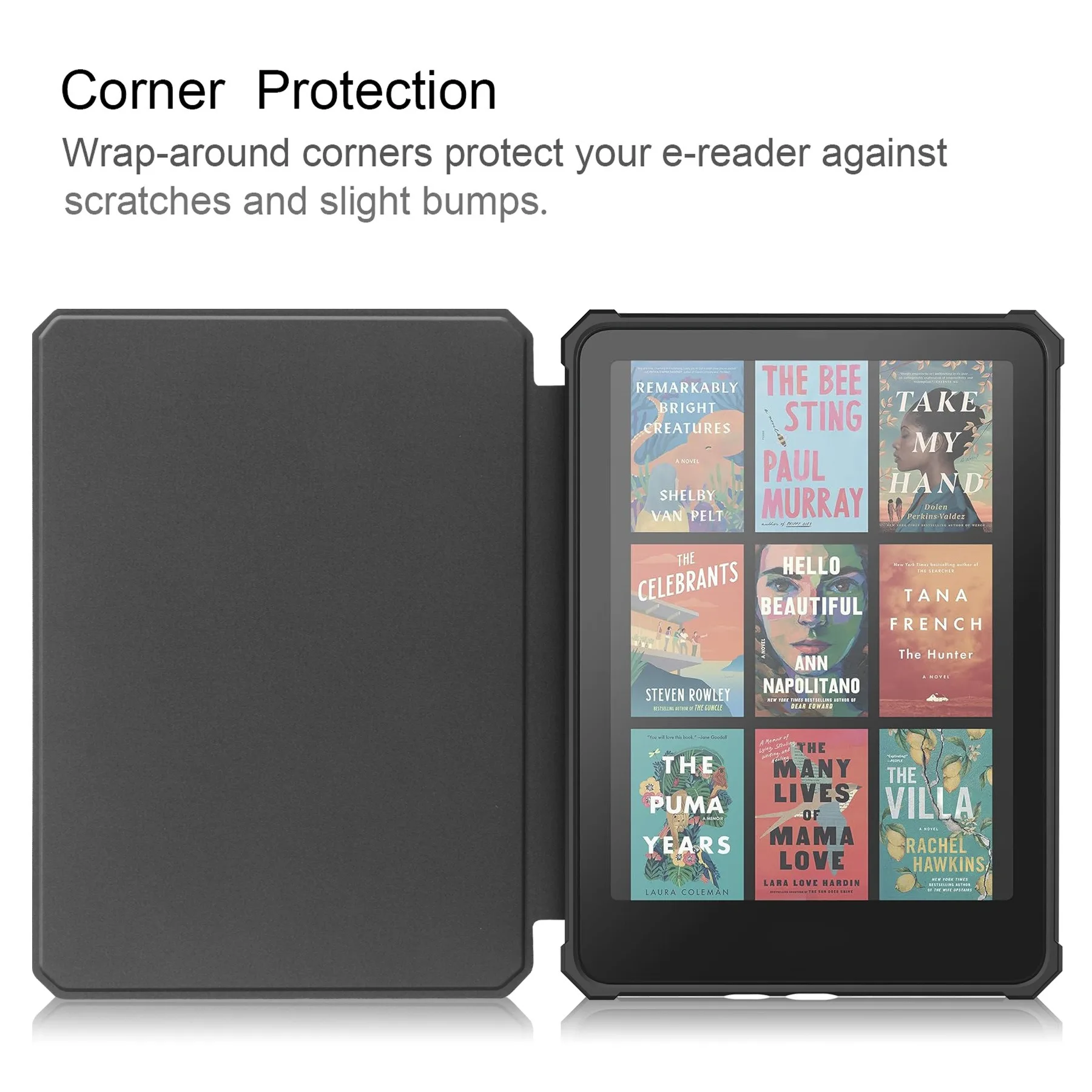 Kindle Paperwhite 2024 스마트 케이스, 12 세대 및 Colorsoft 7 인치 모델 번호 SA569P SA568B 마그네틱 TPU 보호 커버