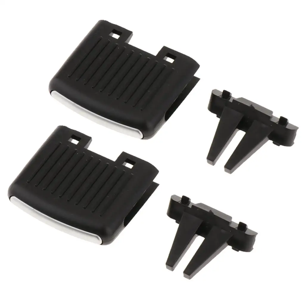 

Center Dash A/C Louvre Slice Replacement ABS Black Tab Clip for Car Air Conditioning Outlet Vent