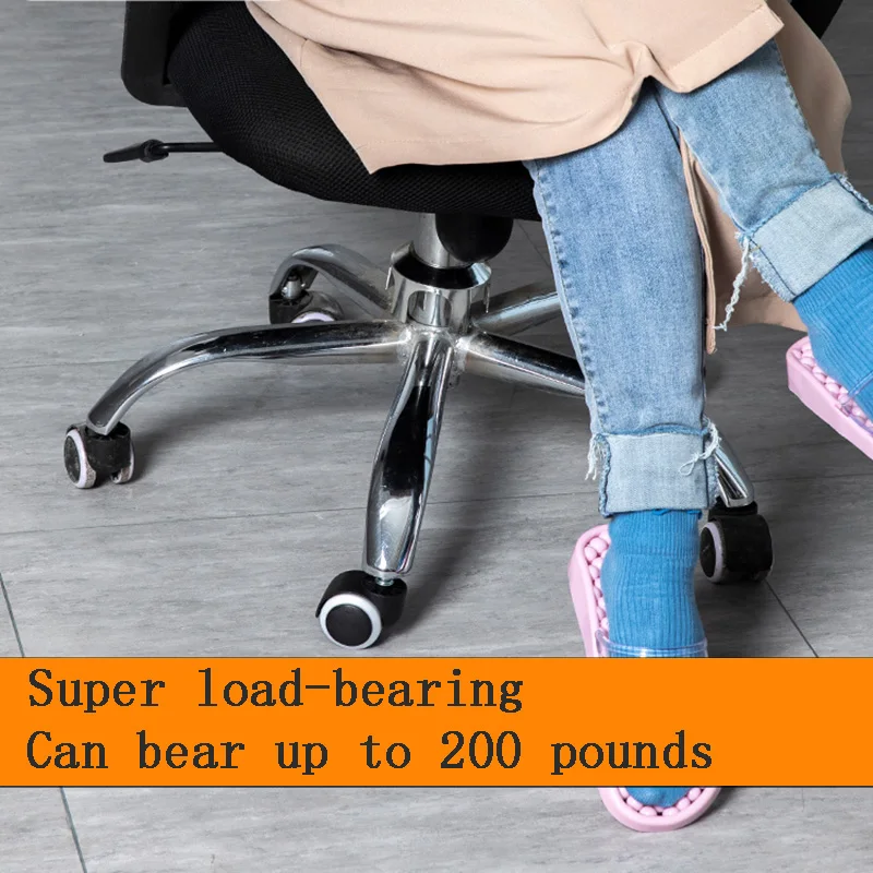 Silent Universal Rotating Wheel Baby Stroller Swivel Chair Coffee Table Pulley Esports Chair Roller Computer Seat Accessories