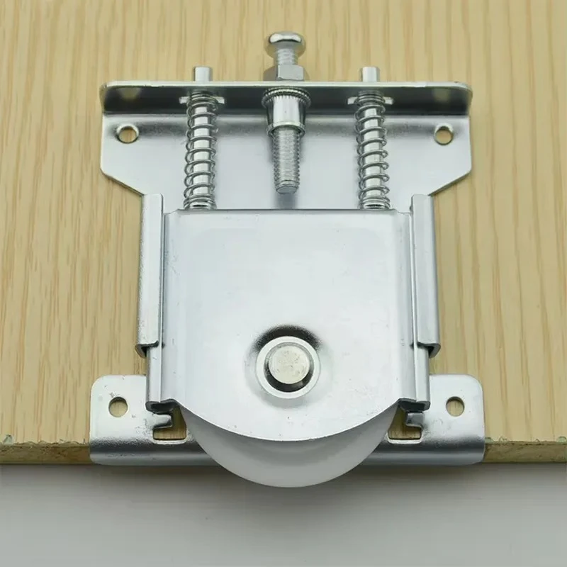 Cabinet Sliding Door Rollers Furniture Hardware Wardrobe Bearings Heavy Duty Wheels for Closet Kitchen Cupboard Drawer Track