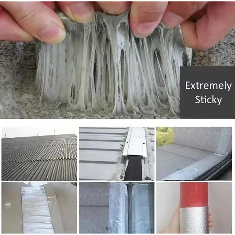 1 قطعة بوتيل شريط مقاوم للماء ذاتية اللصق شريط عزل الكراك إصلاح مكافحة تسرب تسرب شريط مقاومة درجات الحرارة العالية والمنخفضة