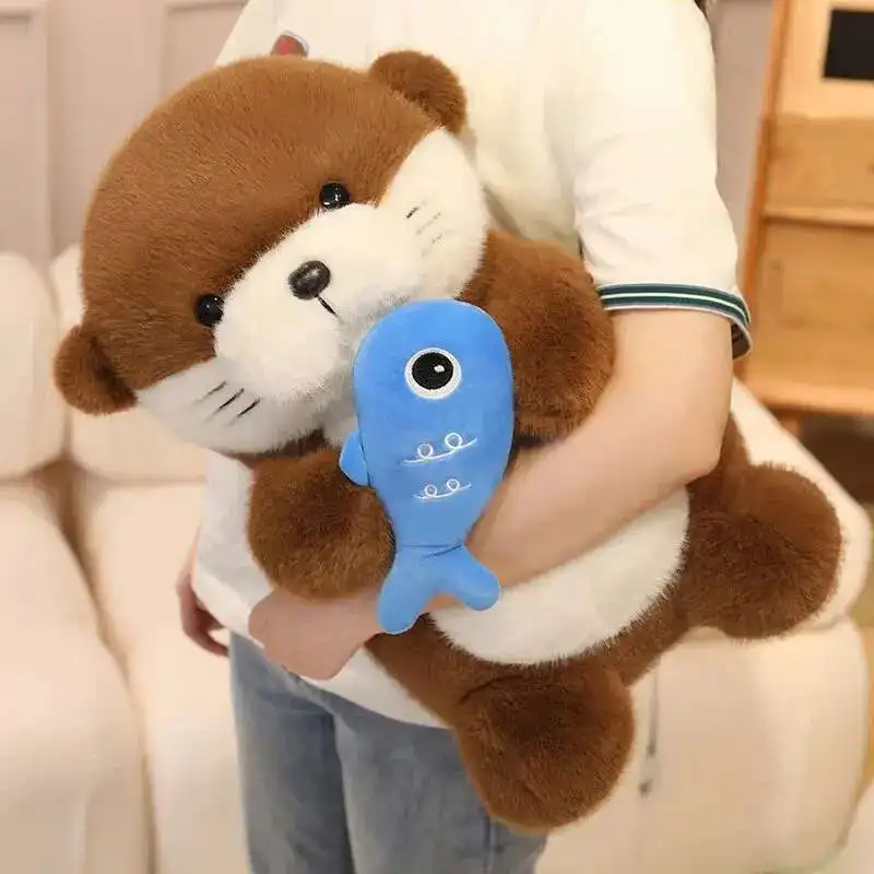 عالية الجودة الإبداعية قضاعة ألعاب من نسيج مخملي 35/50 سنتيمتر جميل قضاعة عقد الأسماك أفخم دمية لينة محشوة ألعاب حيوانات عيد الميلاد هدية عيد الميلاد