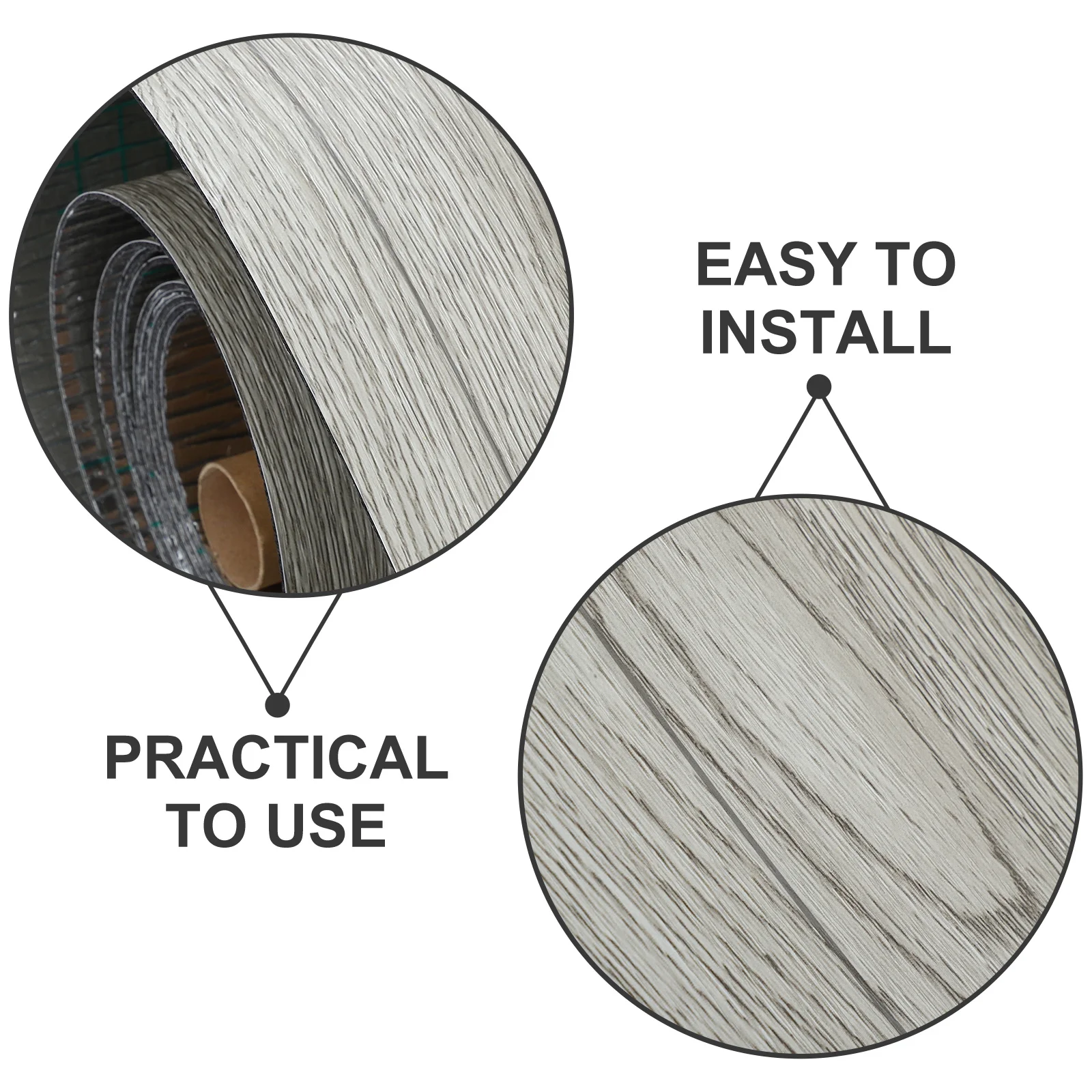 1 لفة بولي كلوريد الفينيل ذاتية اللصق ملصق أرضيات الخشب الحبوب قشر عصا الأرضيات لغرفة النوم المطبخ غرفة المعيشة الطابق الشارات ديكور #2