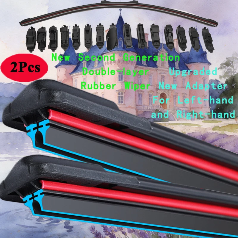 

For Ford Mondeo MK4 2007 2008 2009 2010 2011 2012 2013 Car Wiper Blades Front Window Windshield Windscreen Wash Car Accessories