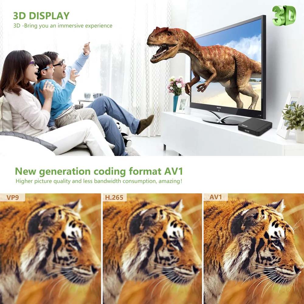 Tanix W2 Android 11 TV Box Amlogic S905W2 2G/16G AV1 BT TVBOX 2.4G&5G Dual Wifi 4K HD Set Top Box 4G 32/64GB مشغل الوسائط #4