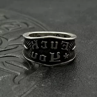 

S925 sterling silver retro ring men's medieval niche high-end ring does not fade