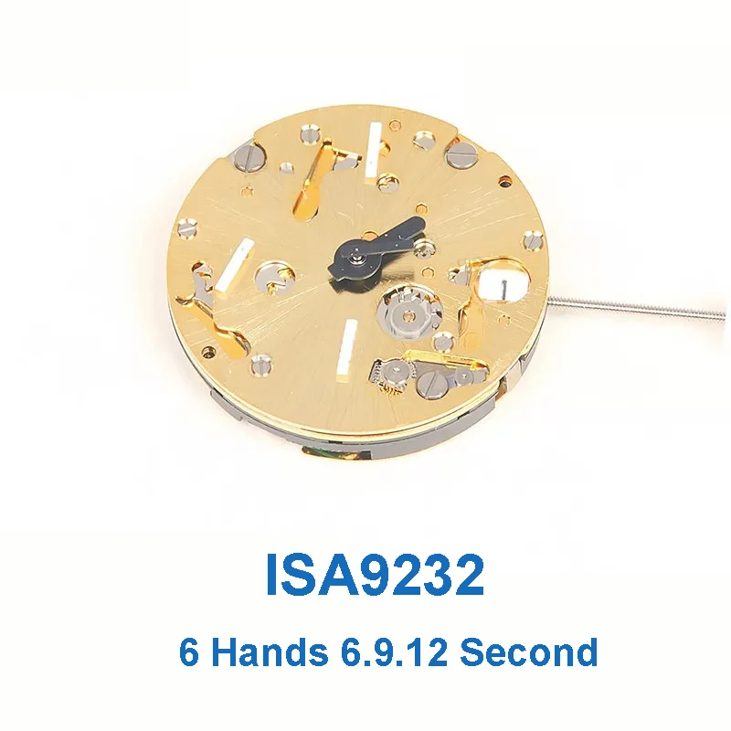 

New Swiss 9232 Movement 6/9/12 Small Second Hand 9232 6-Hand Quartz Electronic Movement Watch Movement Accessories