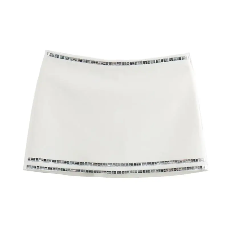 TRAF Sets Summer Women's 2-piece 2024 New Chic Mini Skirt Sets Street Fashion Elegant Youth Holiday Women's Set