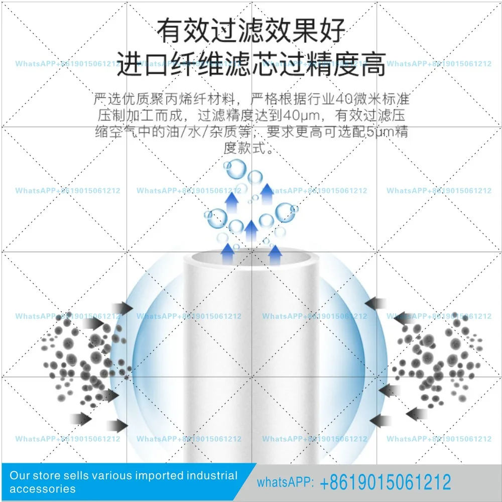 Air compressor oil-water separator type FRC/LFR/LF/LR-D-MINI/MIDI pneumatic decompression filtration