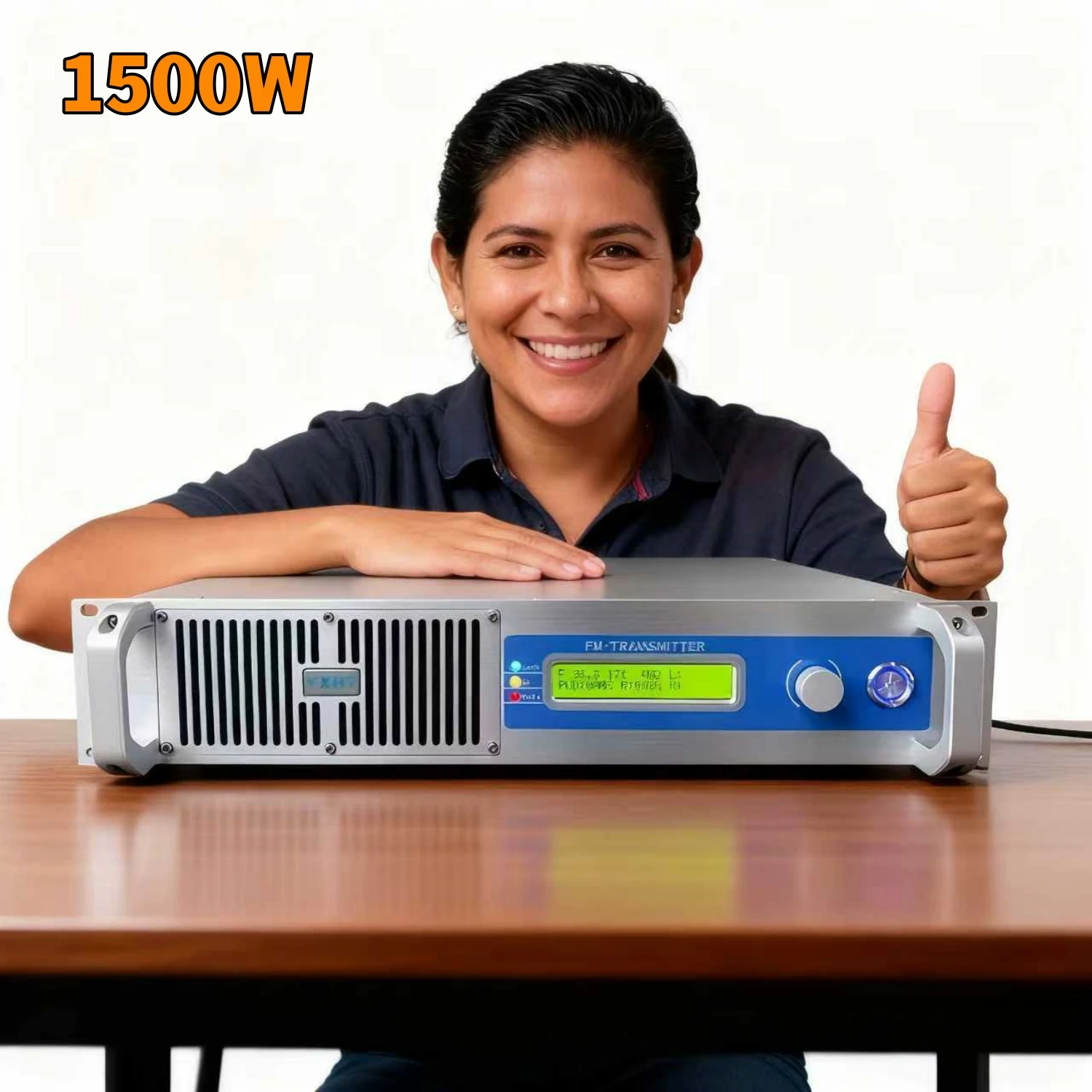 

Energy-Saving YXHT-1-1.5KW(1500W) FM Transmitter, ISO Certified, Low Noise, Power On/Off Menu, Ideal for Communities