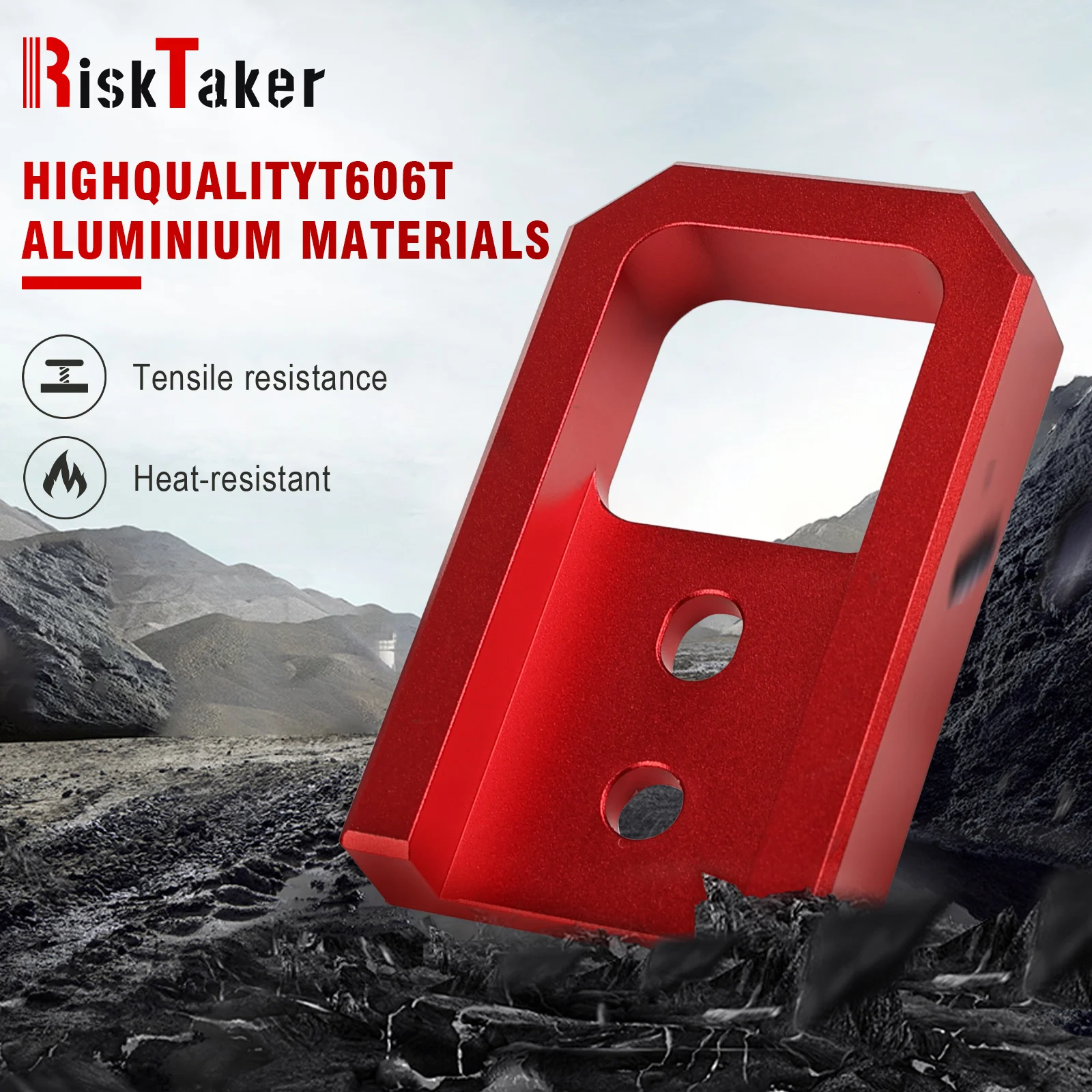 Картина 7: Буксирные крюки RiskTaker, 2 шт., подходят для Tacoma 2024-2026 4Runner 2025-2026, стойки капота, подходят для Toyota Tacoma 2024-2026