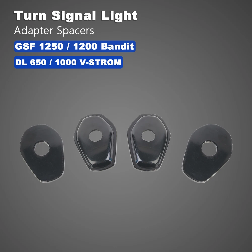 Espaciadores adaptadores de luz indicadora de señal de giro para motocicleta, para Suzuki GSF 1250 1200 Bandit VStrom v-strom 1000 650 DL1000 DL650