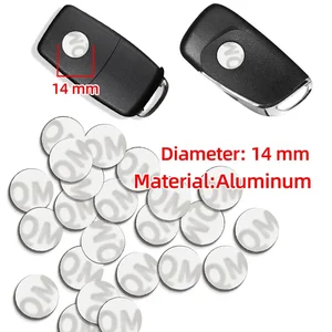 Car Key emblem Stickers for Auto Door, lock logo decals, Hyundai, Lexus, Mitsubishi, Mini, Toyota, Chevrolet, Seat, Ford, Fiat, 14mm 10 Main Sales Hyundai emblem - №2