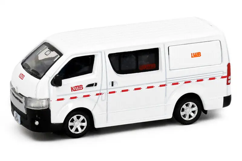 

Tiny 1:64 Hiace Van H.K. KMB White Diecast model car DieCast Model Car Collection Limited Edition