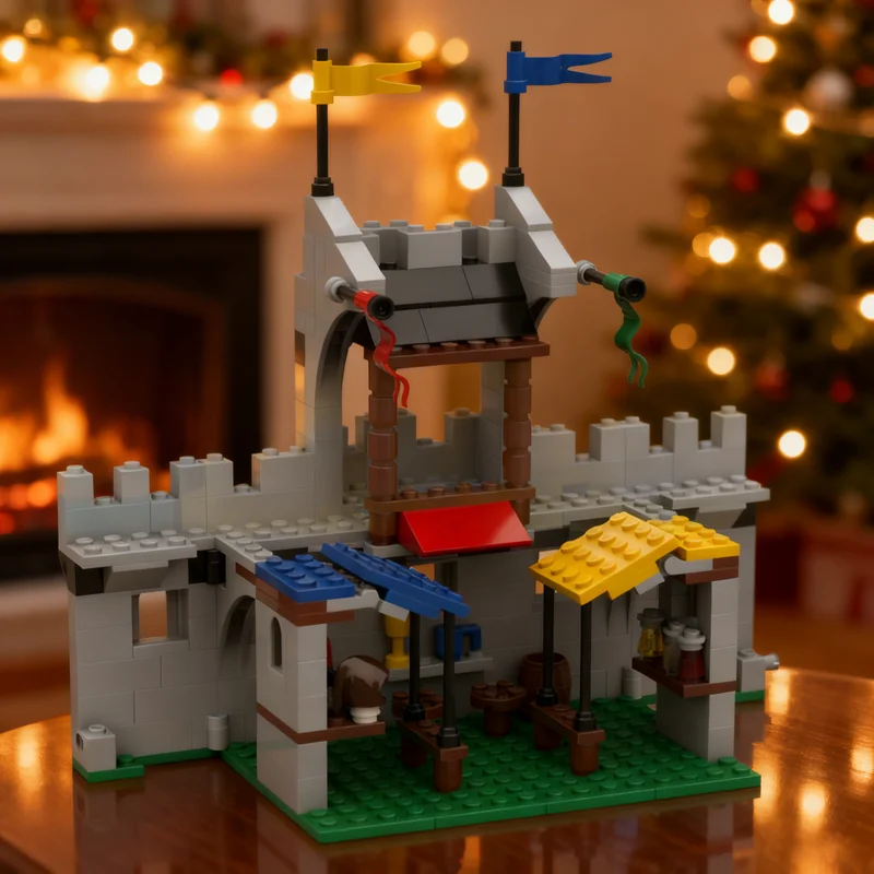 

232pcs MOC Classic Market Alternate No Castle Classic Model Building Blocks Construction Christmas Gifts Toy Creative DIY Idea