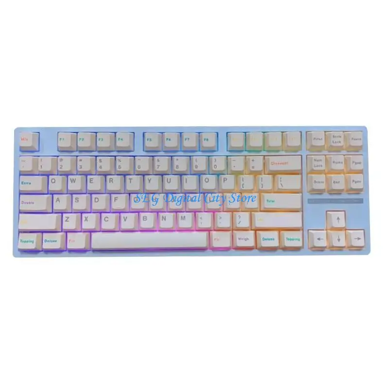 

U75B Unique 145 PBT Cherry Keycaps for Mechanical Keyboards Dye-Sublimation Caps