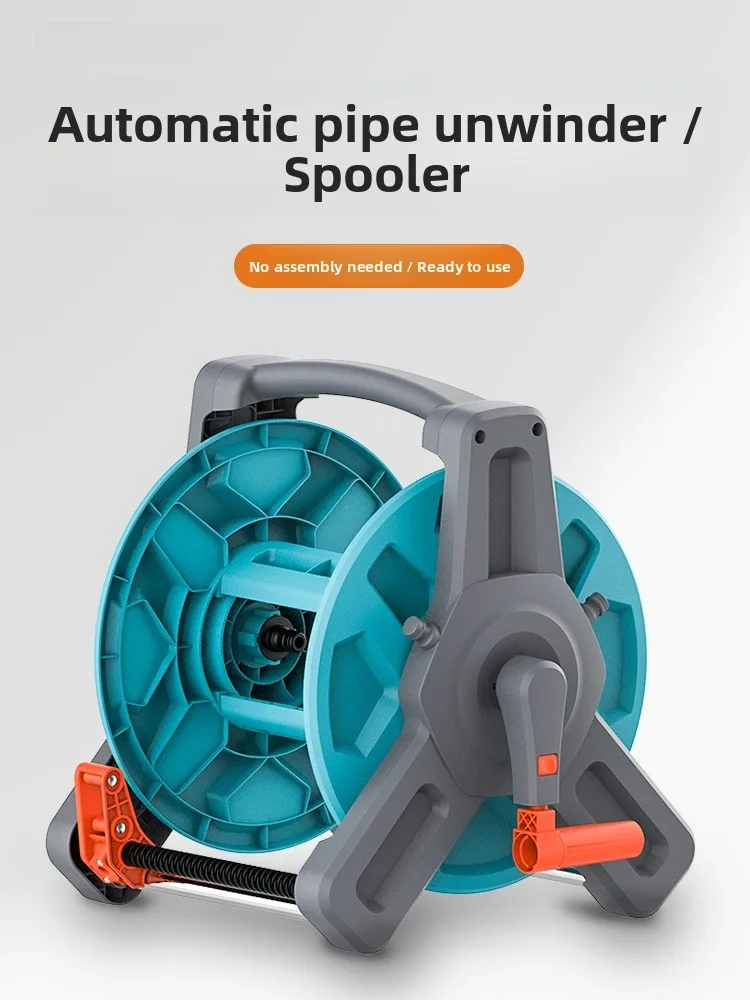 

Auatic Soft Tube Reel Garden Watering Pipe Car Storage Ra Rotating Disc Tube Organizer Garden Tool Soft Tube Reel