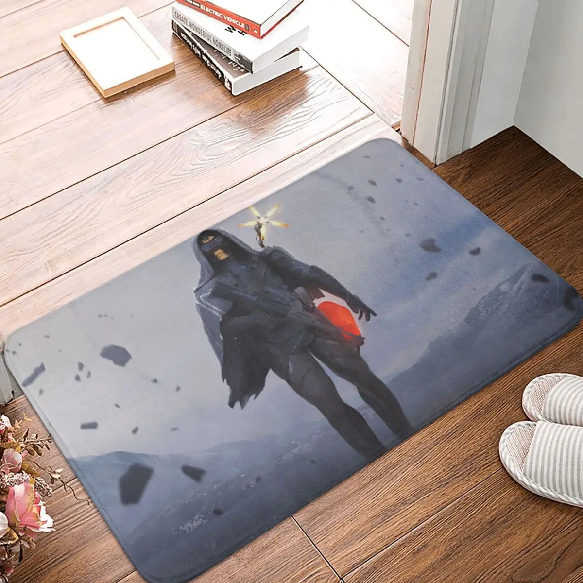 

Illustration Anti-Slip Doormat Bath Mat The Last Guy Balcony Carpet Entrance Door Rug Indoor Decorative