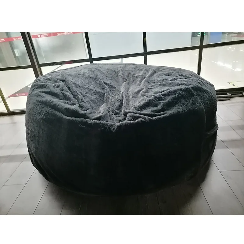 Soft Warm 180*90cm Fur Giant Removable Washable Bean Bag Bed Cover Comfortable Living Room Furniture Lazy Sofa Coat