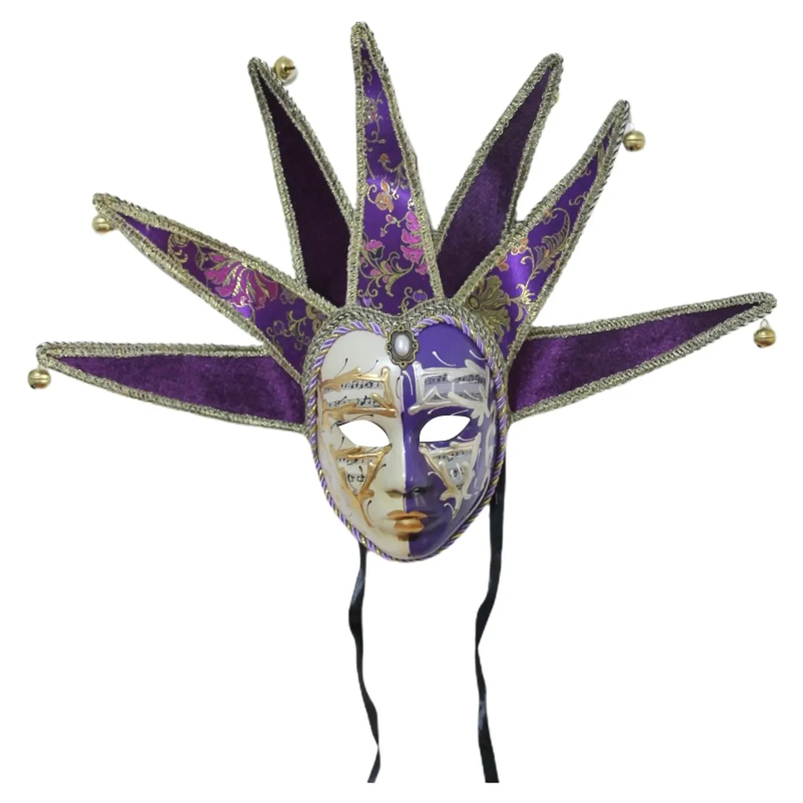 Venetian Mask Jester-Mask Wall-Decor Collection Full Face Mask Man Nice Carnival Mardi Gras Masks Masquerade Mask for Halloween