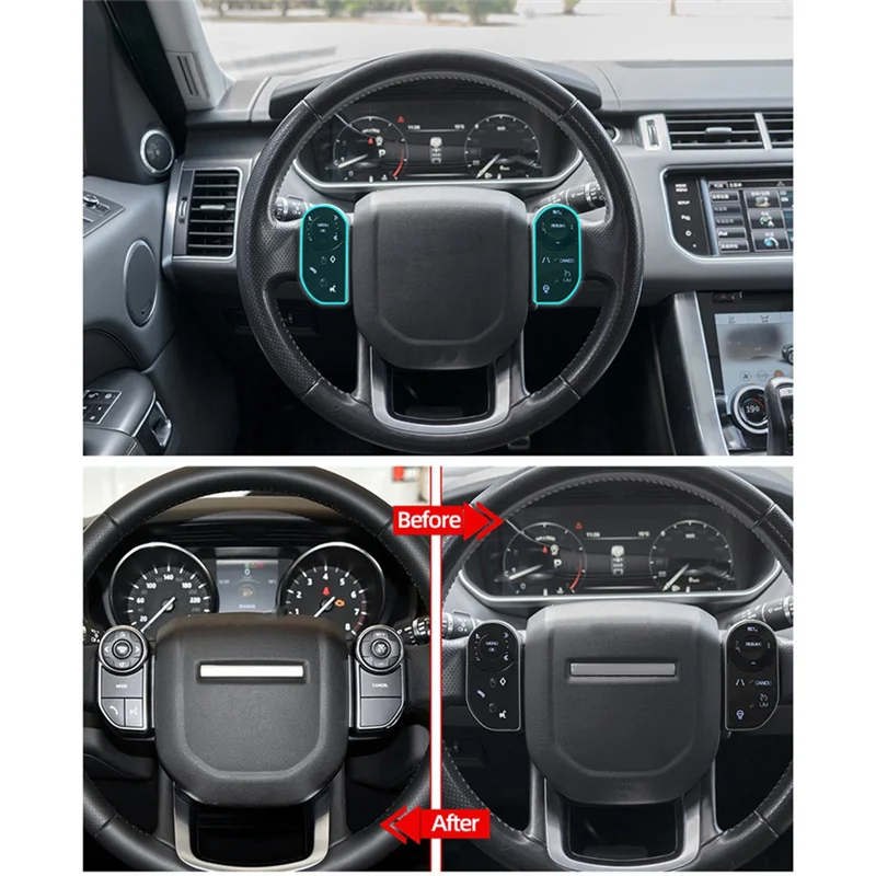 

NEW-Car Steering Wheel Buttons For Land Rover Range Rover Sport Executive 2013-2017 Land Rover Discovery 5 LR5 L405 L494 Accesso