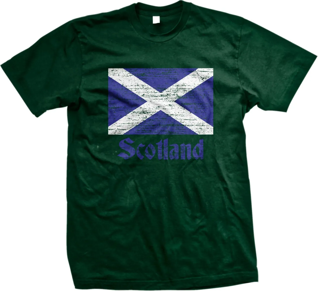 Flag of Scotland Scottish Saltire Men's T shirt NOFO_00018