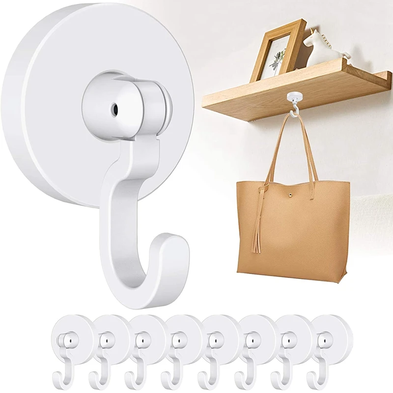 

9Pcs Adhesive Wall Hooks Holder For Hanging Hat, Clothes, Handbag, Shower Wall Hanger Towel Hooks For Bathrooms, Door