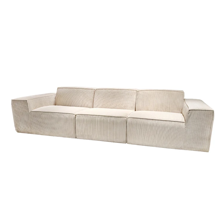 High-quality Living Room Sofas Compression Sofas De Salon Beige Combination Couch Living Room I/L-shape Sofa