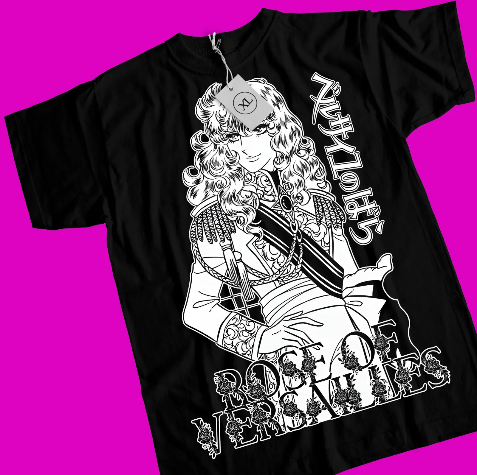 Unisex Rose of Versailles Lady Oscar Retro Anime T-Shirt, Manga Shirt