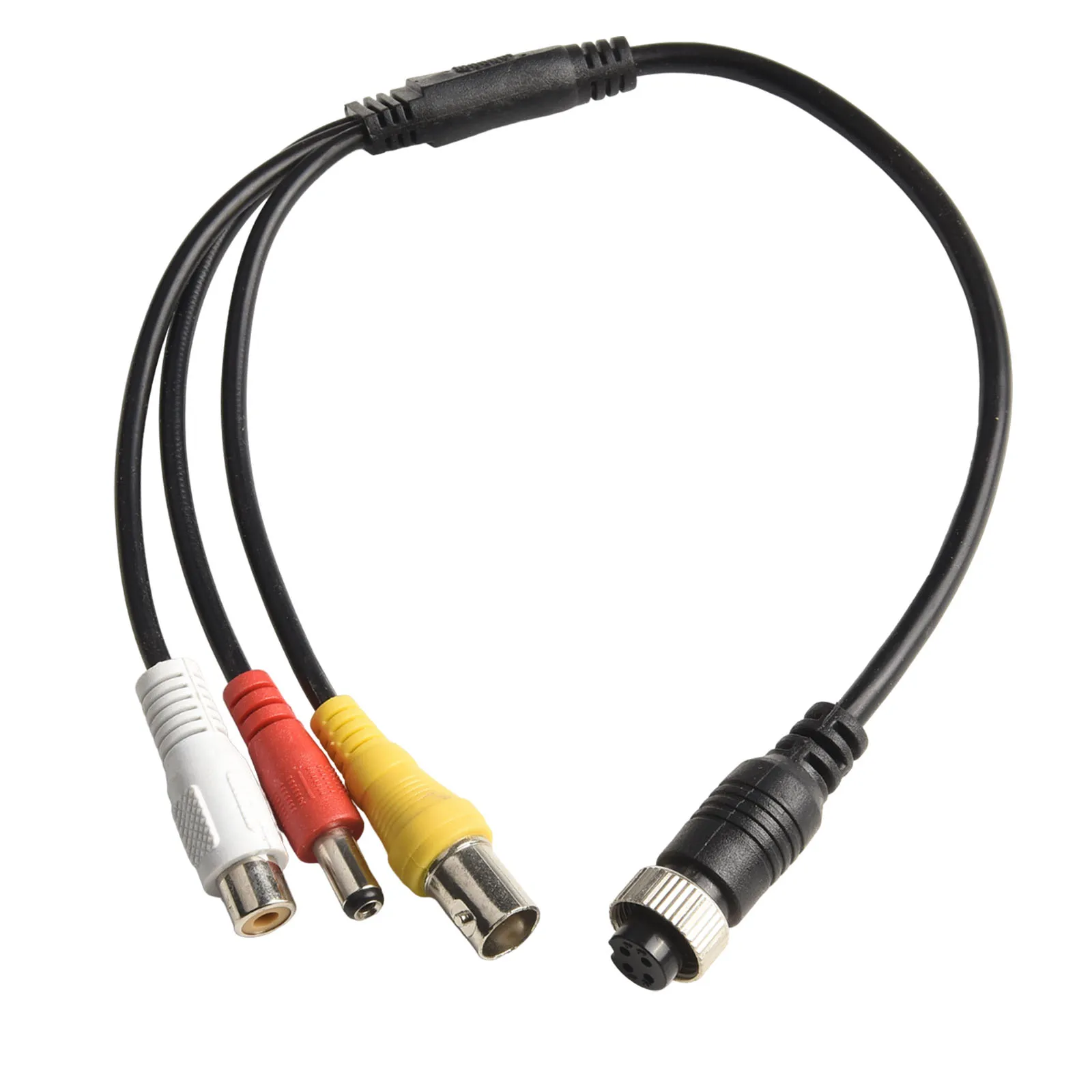 High Quality 4 PIN Aviation To BNC for rca Cable With Video Audio Audio Phono/ for rca (Male) DC Power Camera Cable 1PC 30CM