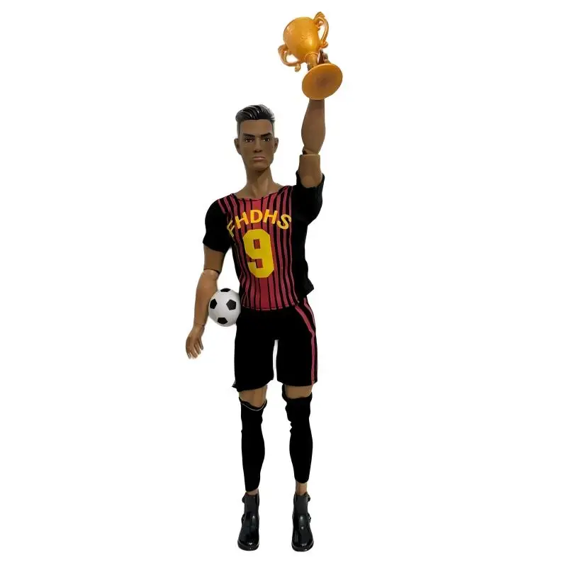 Plus récent 12 pouces Sport homme fort beau footballeur joueur de Football panier sportif mâle poupées pour 14 + Collection bricolage présent