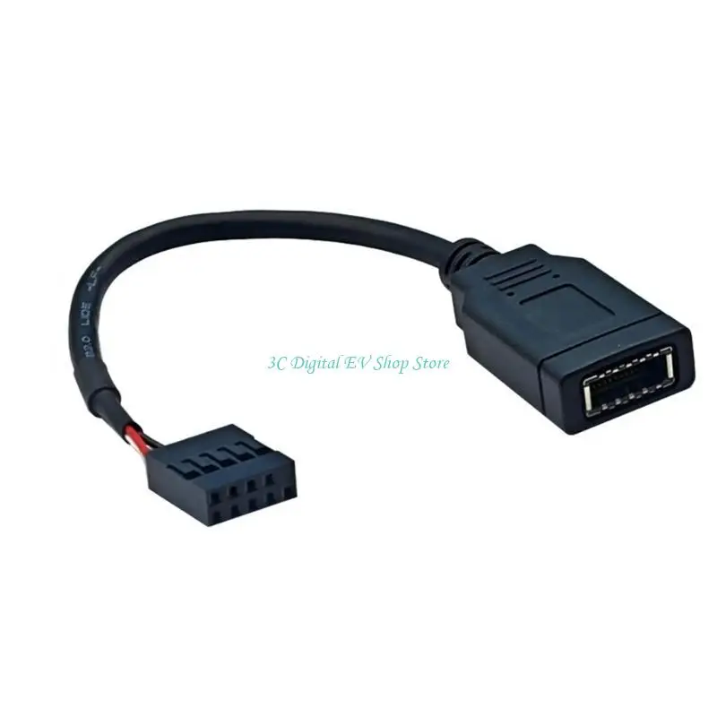 E74D 9Pin To Type E Motherboard Header Cable For Front Type C Port Connectivities