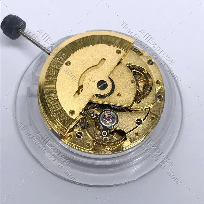 China Nanning Machinery Movement 2813 8200 8215 Gold Double Calendar Movement Watch Movement Accessories