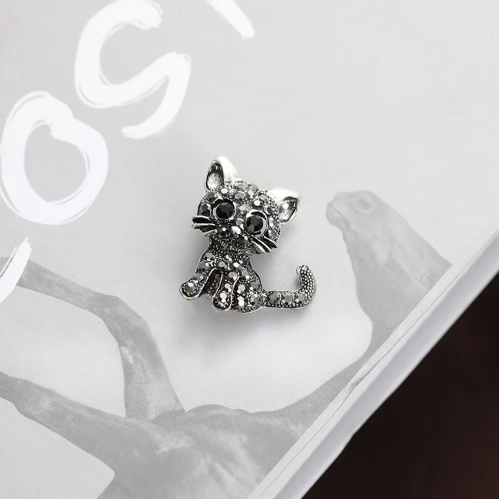 1PC Mini Zircon Animal Insect Lapel Pins For Women Unisex Crystal Butterfly Bee Brooches Banquet Jewelry Gifts image 4