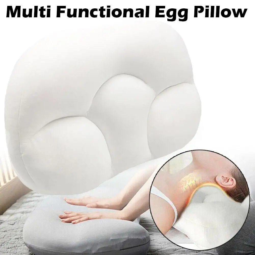 All-round Sleep Pillow Egg Sleeper Memory Foam Soft Orthopedic Neck Pillow Pain Release 3D Neck Micro Airball Pillow Deep Sleep