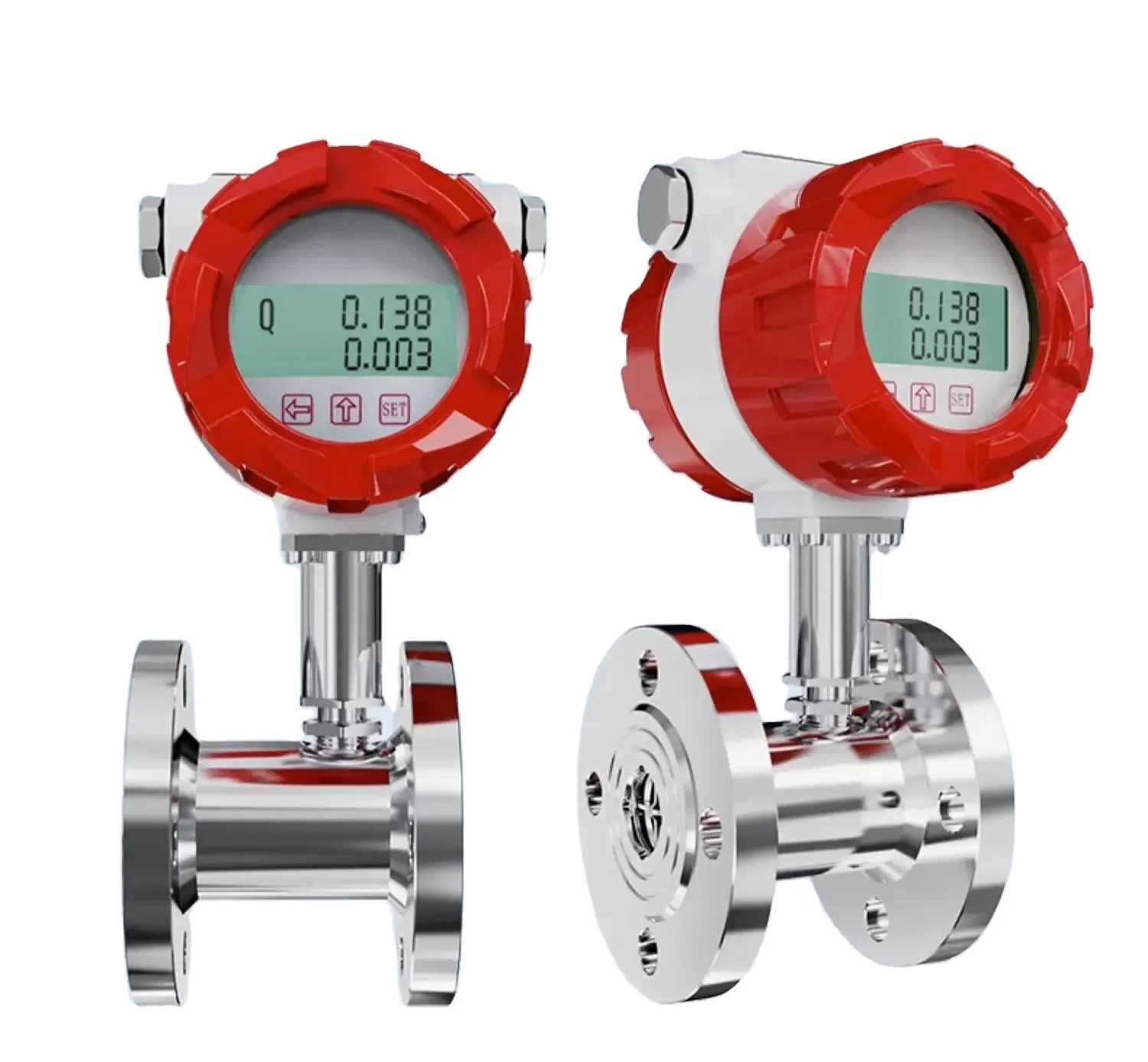 Intelligent Liquid Turbine Flowmeter Water and Oil High-precision Meter Digital Display Water Flowmeter Sensor