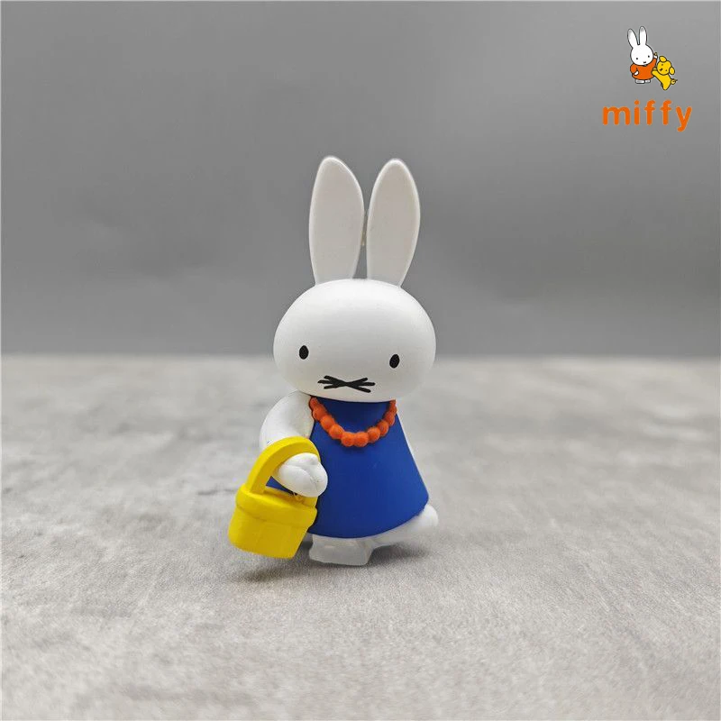 Figurines Miffy Kawaii, série familiale créative, ornements de bureau, dessin animé, figurine d'action Dopamine, accessoires Anime, cadeau parfait